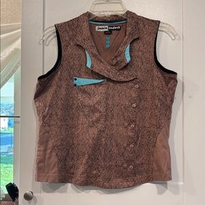 Jamie Sadock Medium 100% Cotton Golf Top Tee Tank Brown Sport Fitting Outing Gym